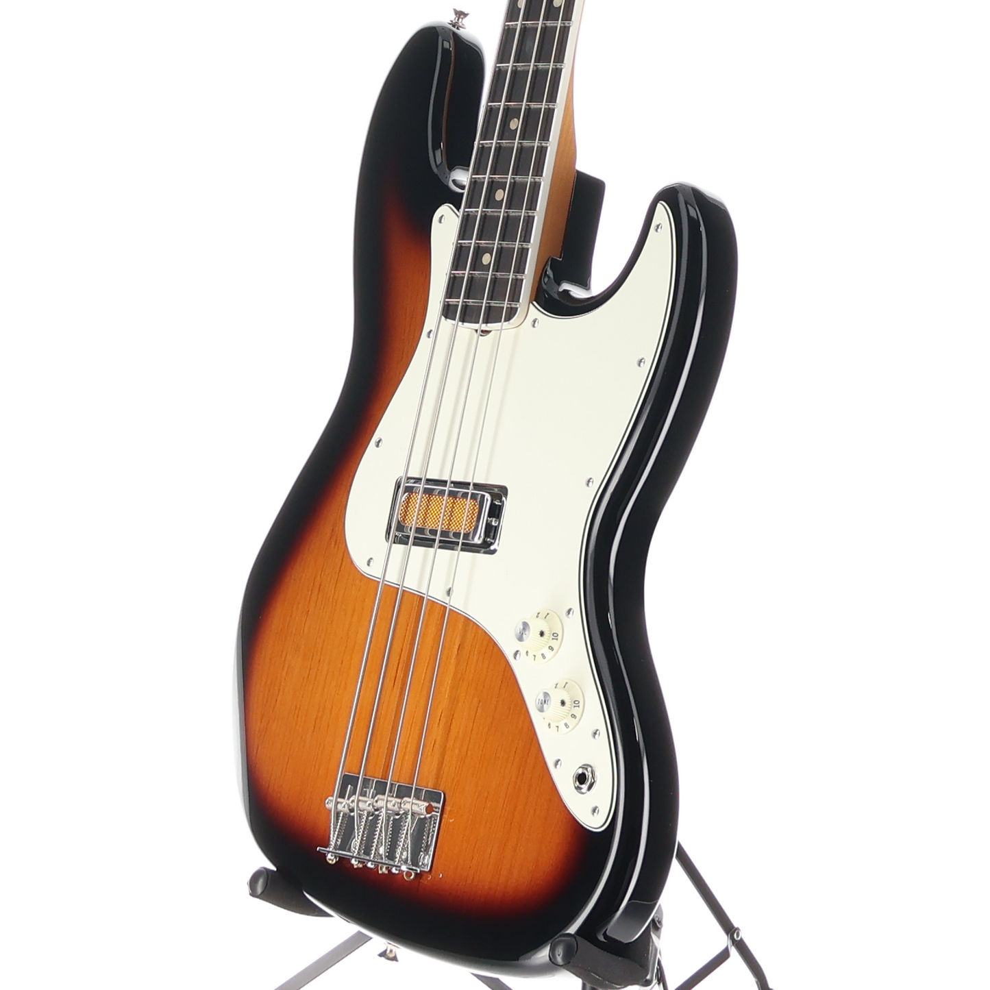 Fender Gold Foil Jazz Bass, 2-Color Sunburst, Plays Great (B12) (05041)