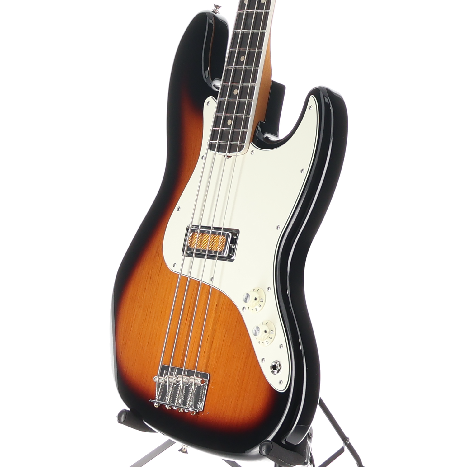 Fender Gold Foil Jazz Bass, 2-Color Sunburst, Plays Great (B12) (05041)