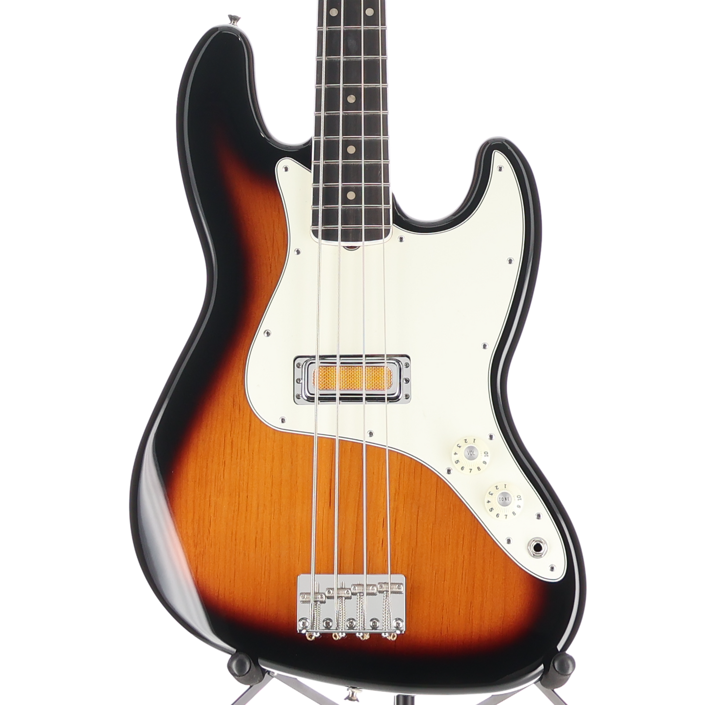 Fender Gold Foil Jazz Bass, 2-Color Sunburst, Plays Great (B12) (05041)