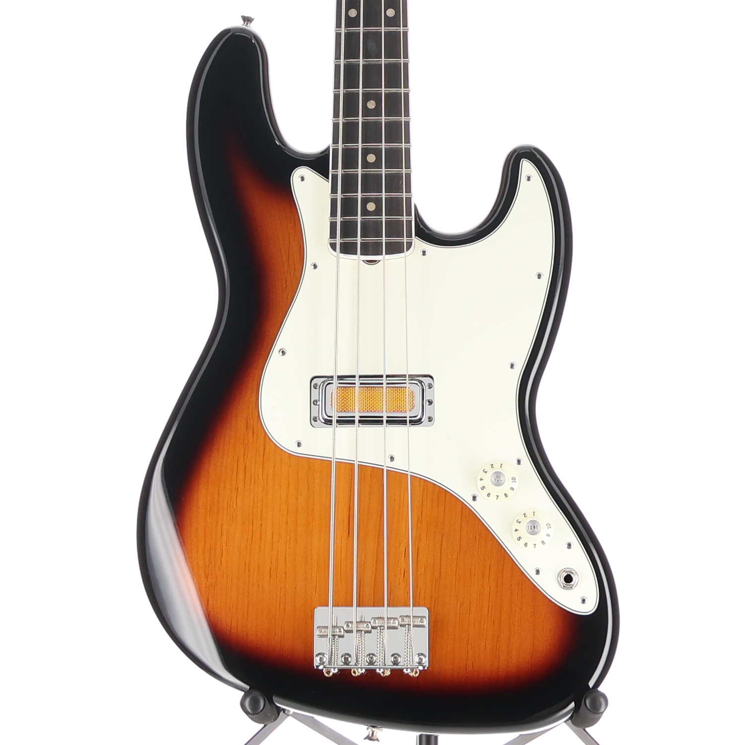 Fender Gold Foil Jazz Bass, 2-Color Sunburst, Plays Great (B12) (05041)