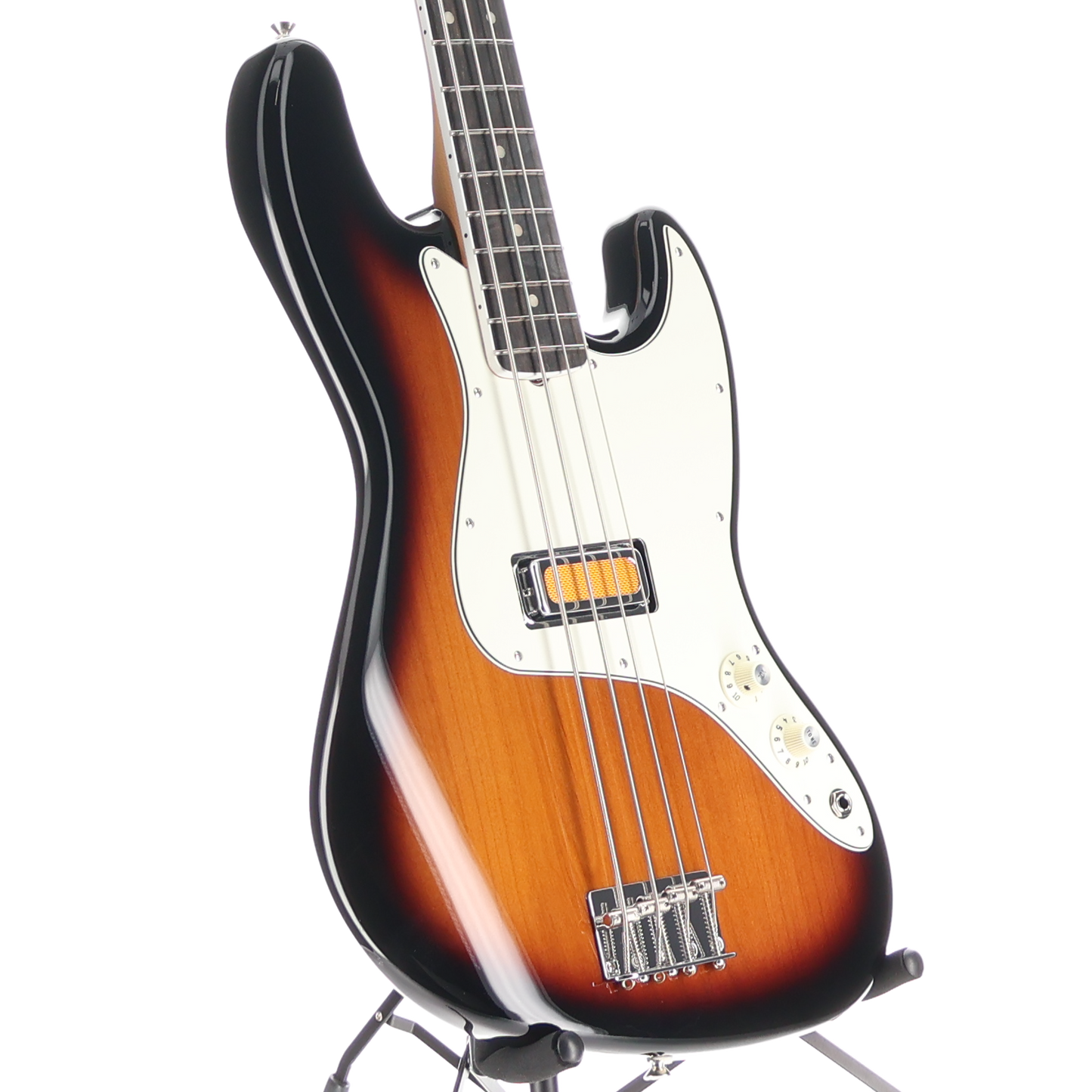 Fender Gold Foil Jazz Bass, 2-Color Sunburst, Plays Great (N3) (11641)