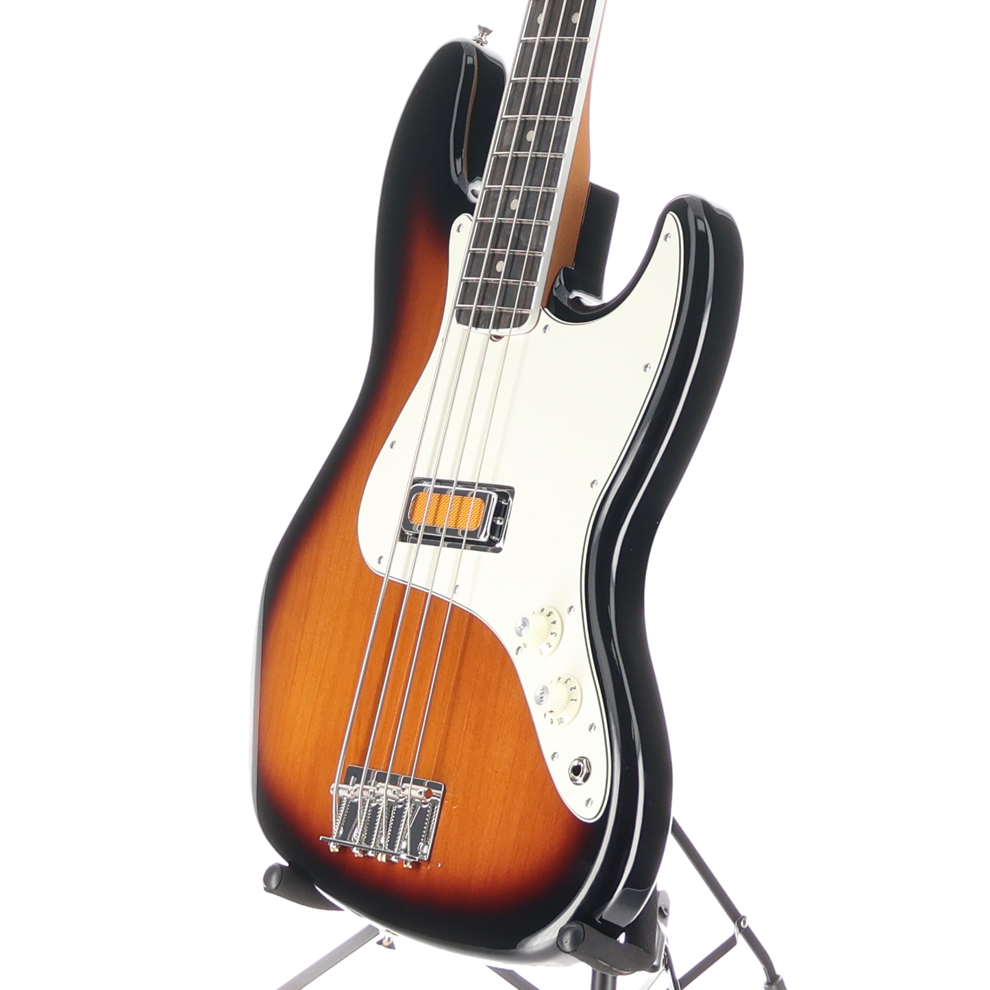 Fender Gold Foil Jazz Bass, 2-Color Sunburst, Plays Great (N3) (11641)