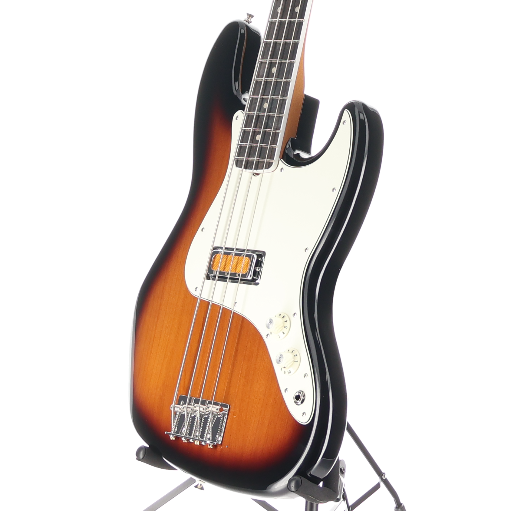 Fender Gold Foil Jazz Bass, 2-Color Sunburst, Plays Great (N3) (11641)