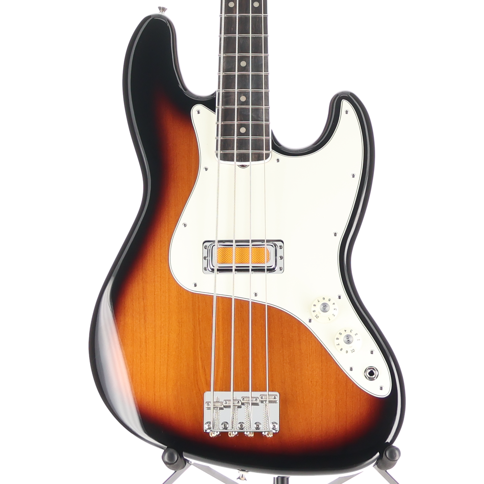 Fender Gold Foil Jazz Bass, 2-Color Sunburst, Plays Great (N3) (11641)