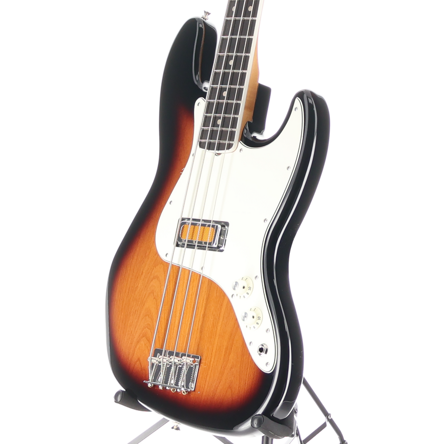 Fender Gold Foil Jazz Bass, 2-Color Sunburst, Plays Great (V7) (11513)