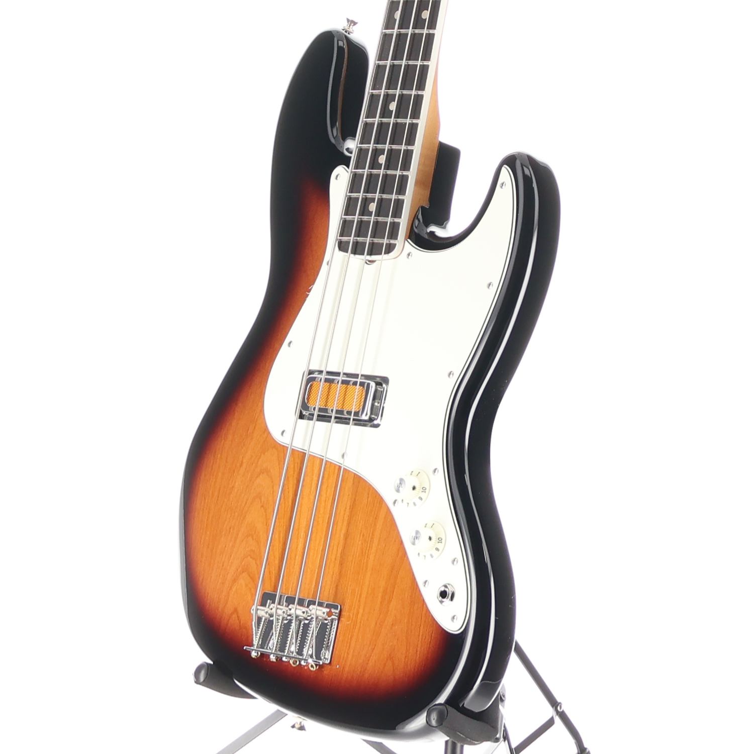 Fender Gold Foil Jazz Bass, 2-Color Sunburst, Plays Great (V7) (11513)