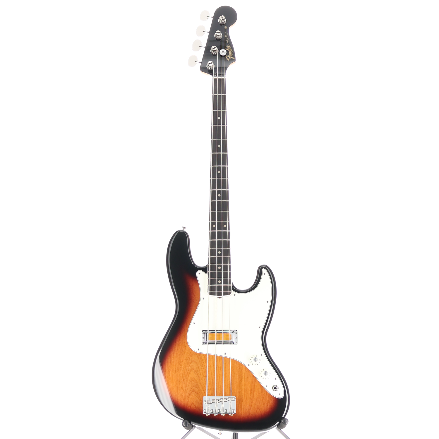 Fender Gold Foil Jazz Bass, 2-Color Sunburst, Plays Great (V7) (11513)