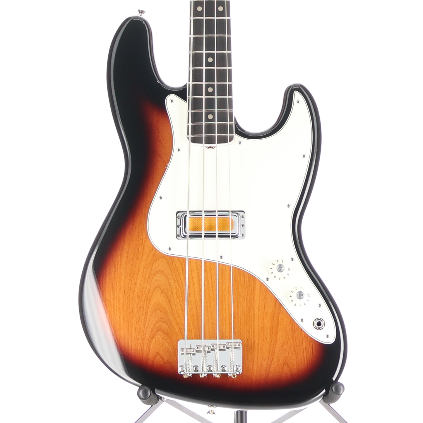 Fender Gold Foil Jazz Bass, 2-Color Sunburst, Plays Great (V7) (11513)