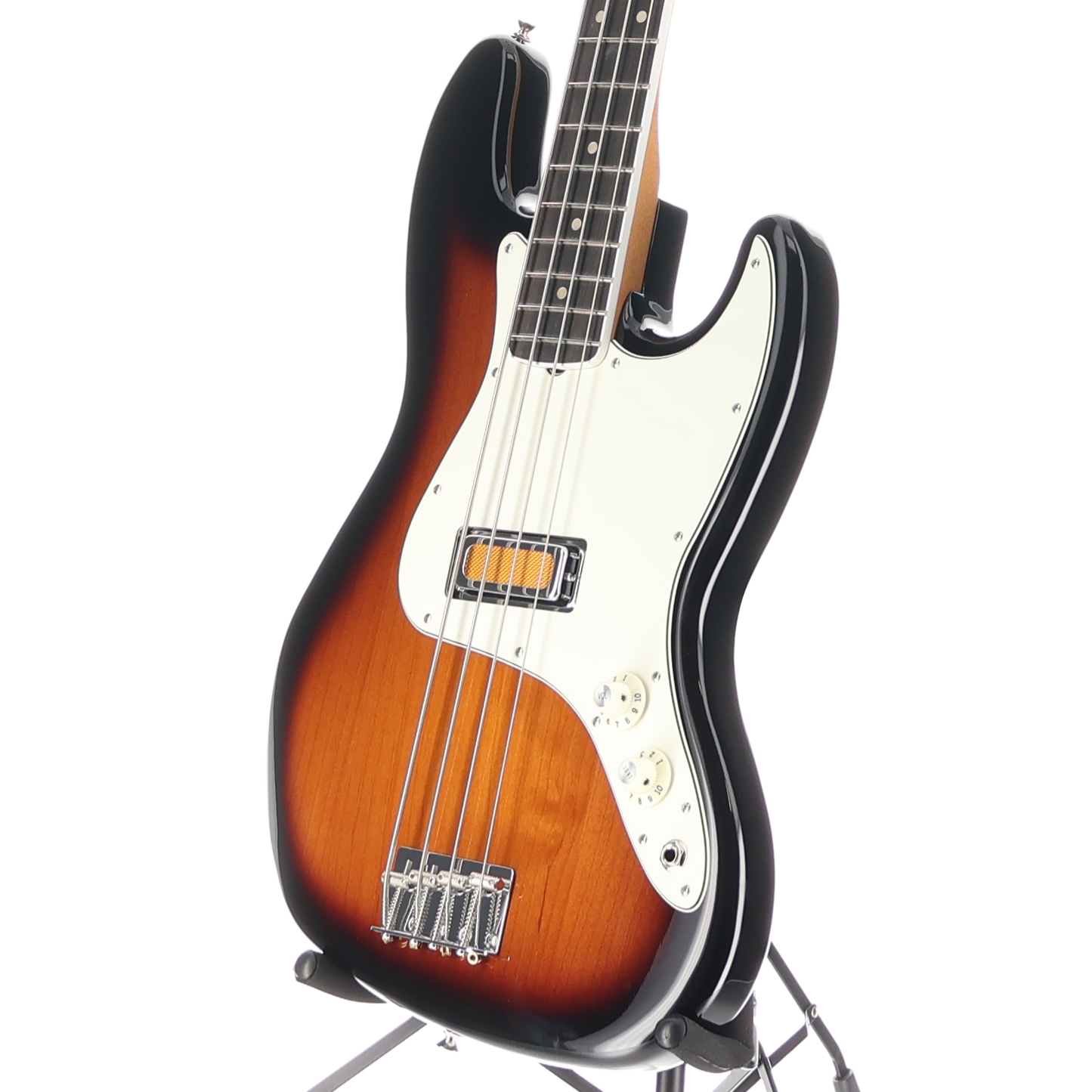 Fender Gold Foil Jazz Bass, Ebony Fingerboard, 2-Color Sunburst, Pro Setup (K6) (01693)