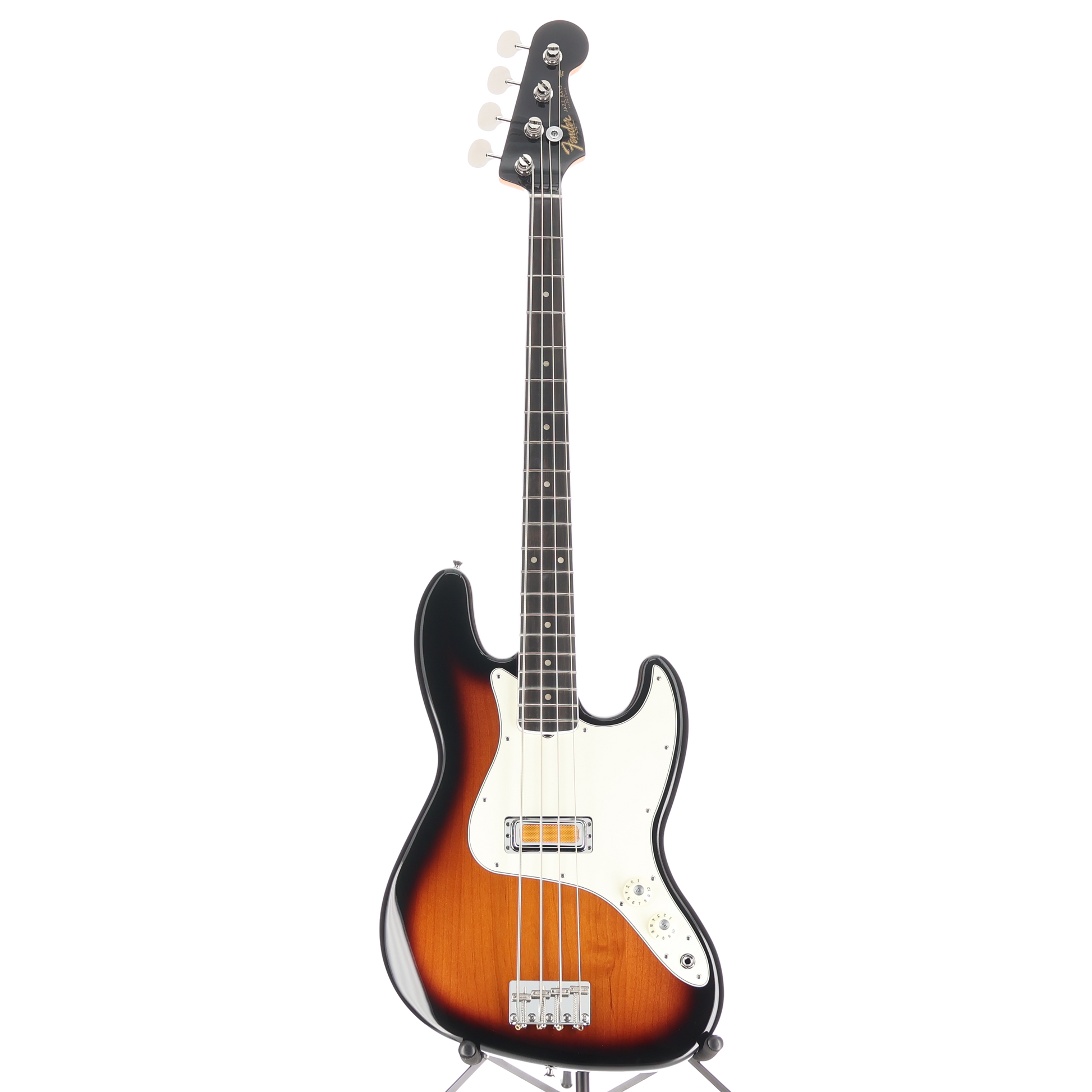 Fender Gold Foil Jazz Bass, Ebony Fingerboard, 2-Color Sunburst, Pro Setup (K6) (01693)