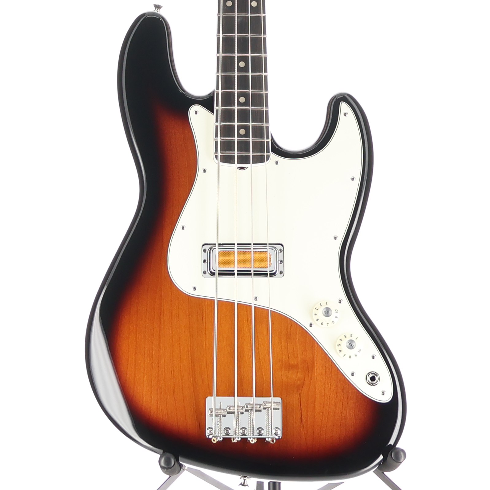 Fender Gold Foil Jazz Bass, Ebony Fingerboard, 2-Color Sunburst, Pro Setup (K6) (01693)