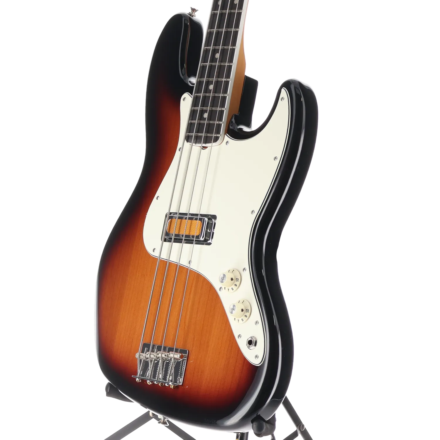 Fender Gold Foil Jazz Bass, Ebony Fingerboard, 2-Color Sunburst (Q9) (56643)