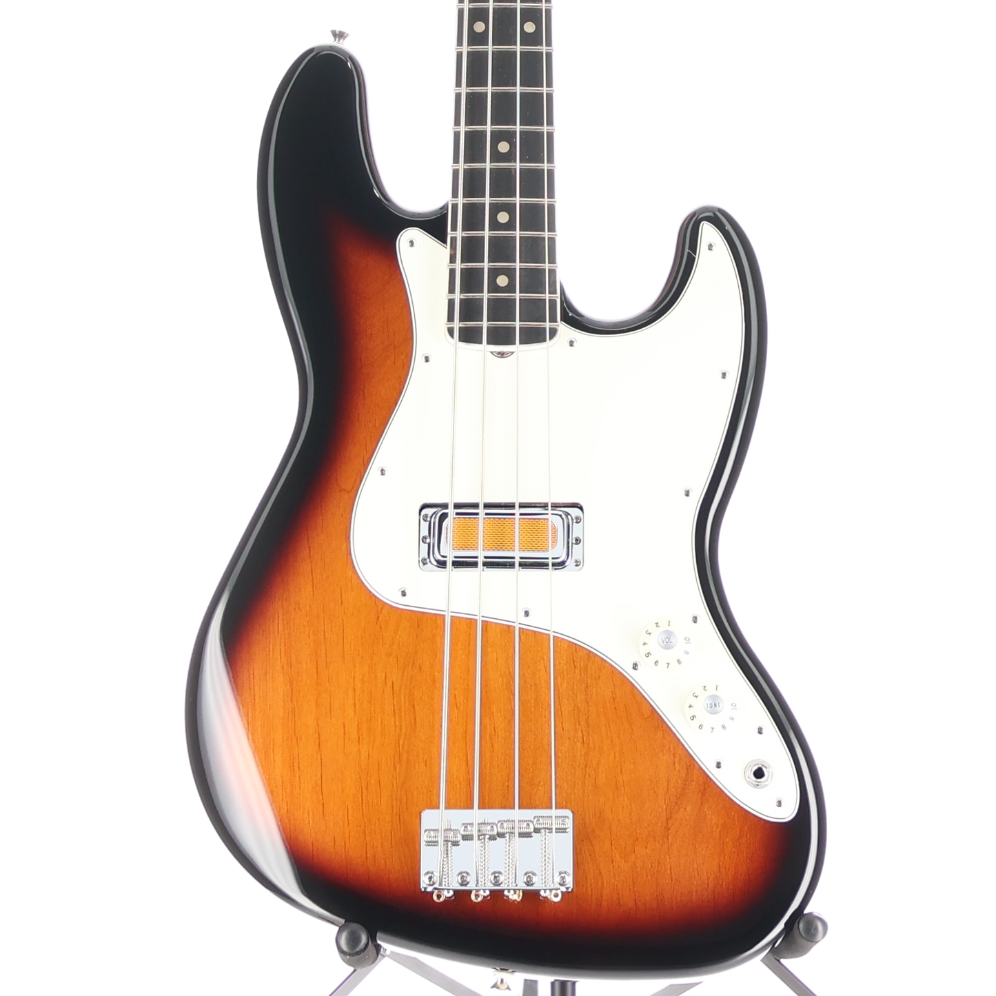 Fender Gold Foil Jazz Bass, Ebony Fingerboard, 2-Color Sunburst (RP) (11303)