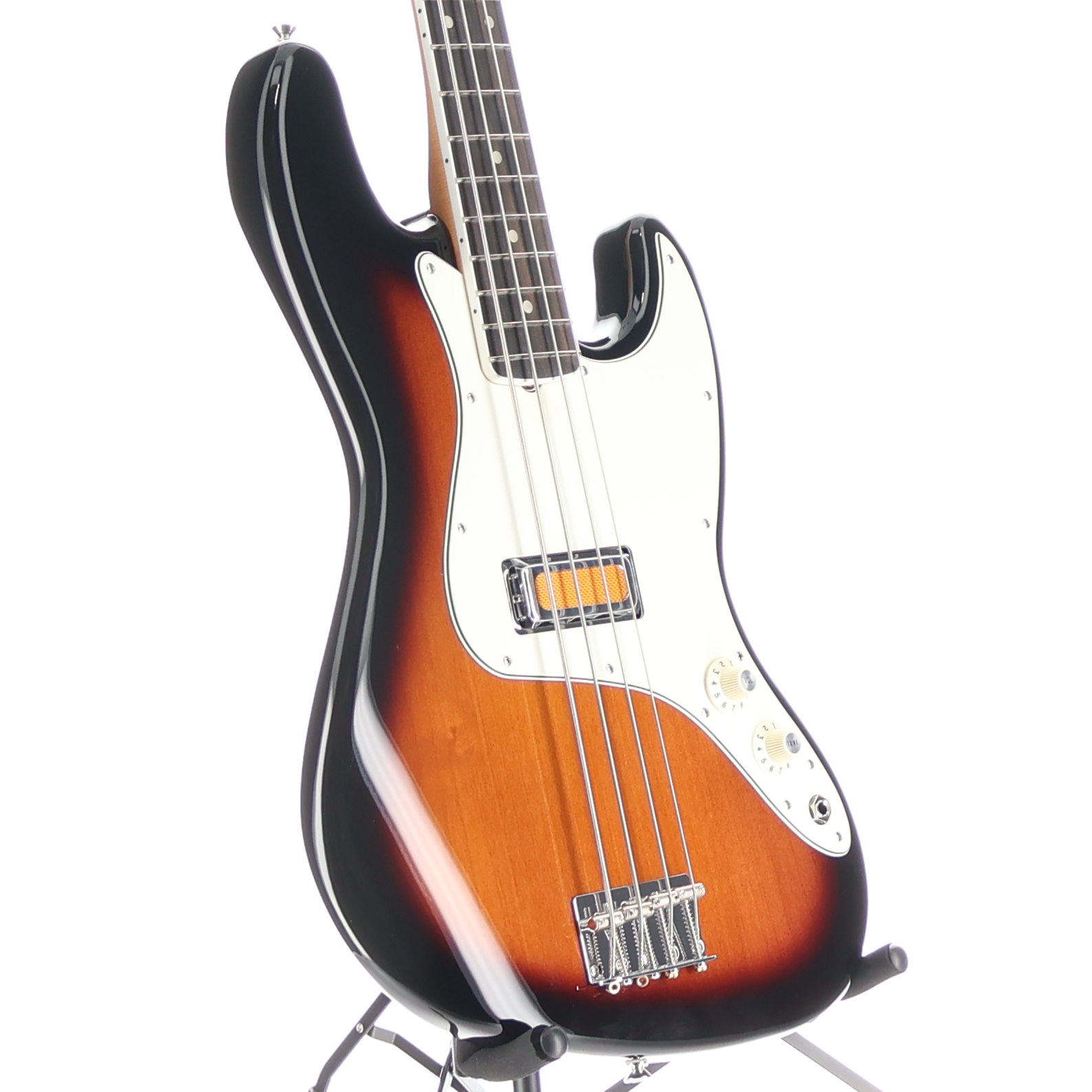 Fender Gold Foil Jazz Bass, Ebony Fingerboard, 2-Color Sunburst (X1) (85299)