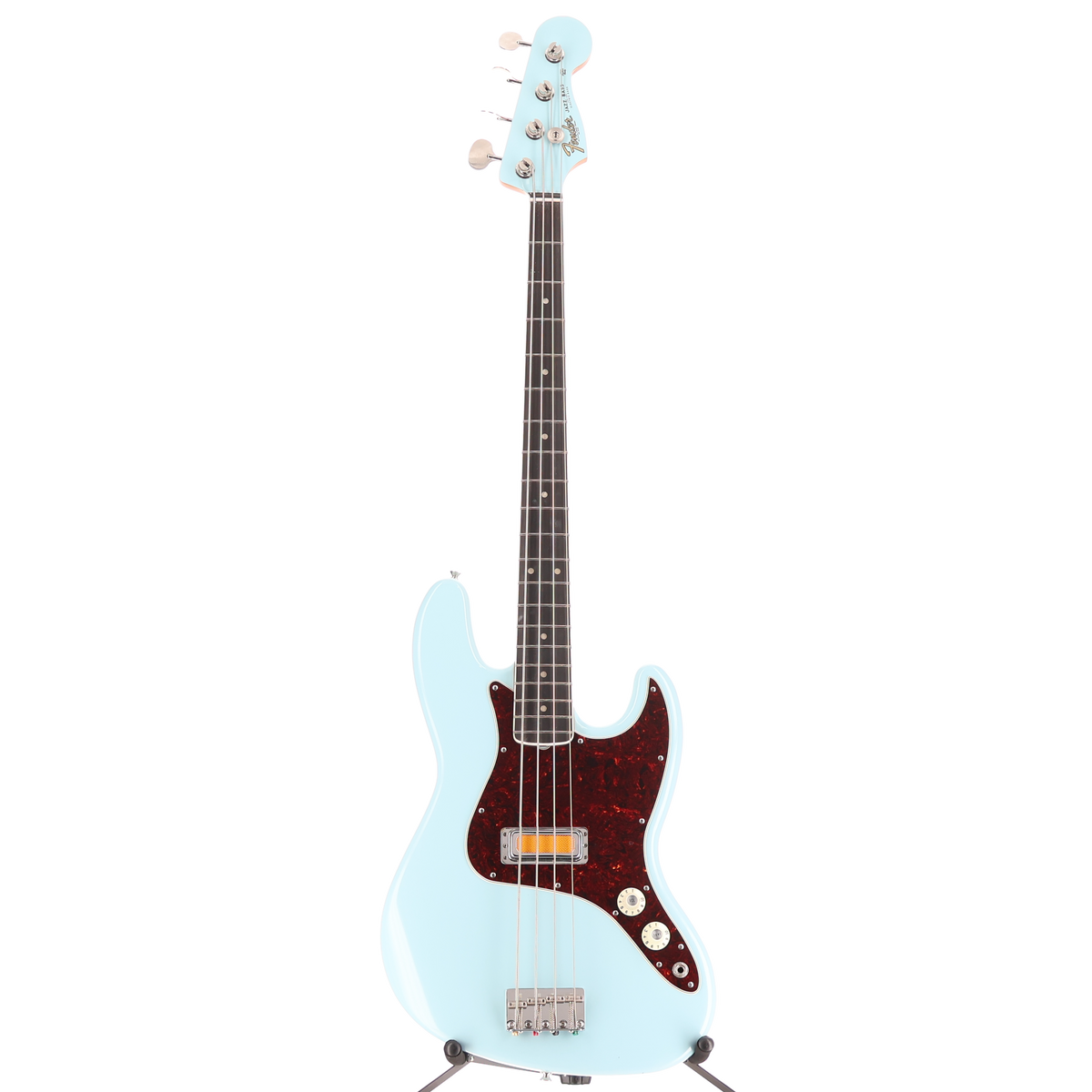 Fender Gold Foil Jazz Bass, Ebony Fingerboard, Sonic Blue (I10) (99370)