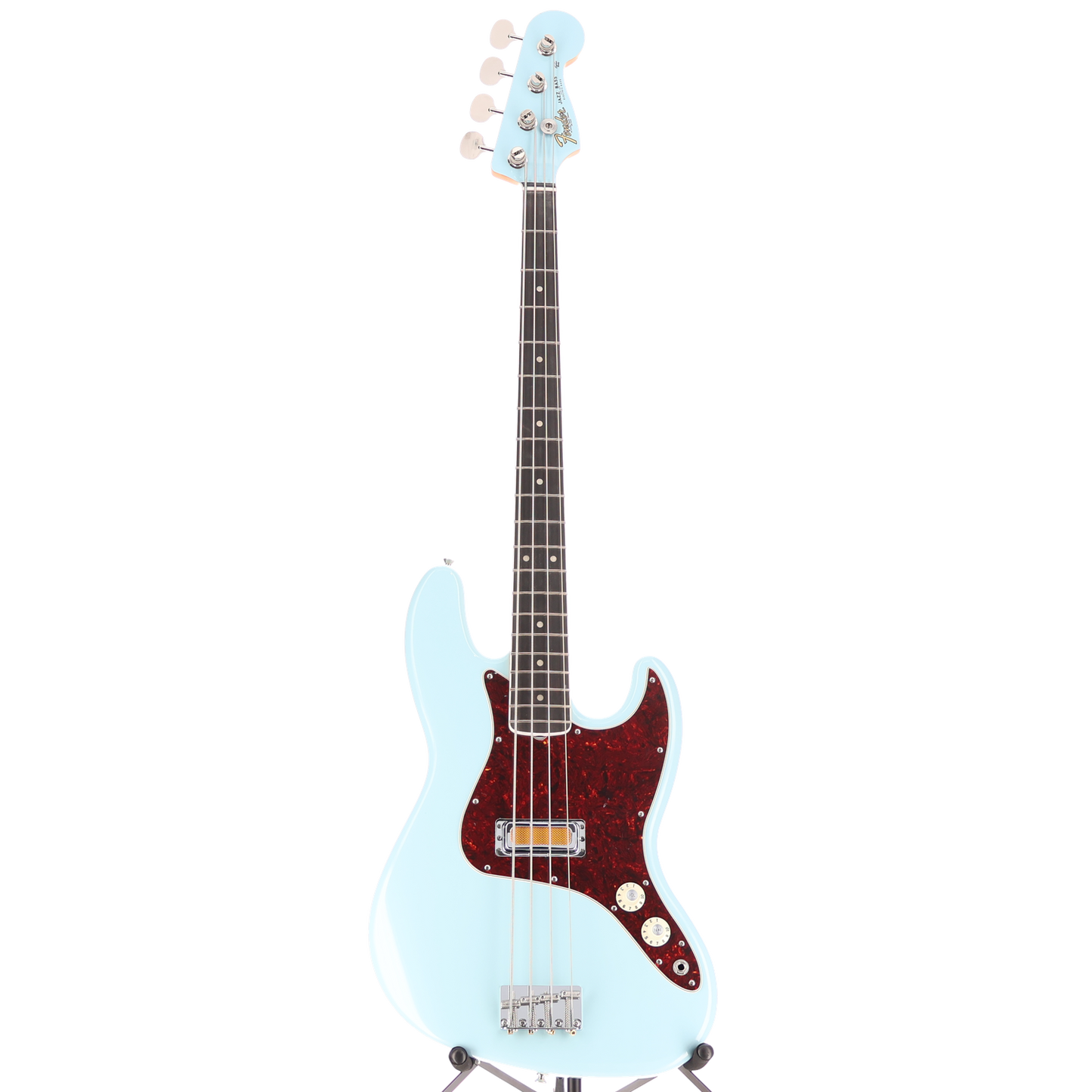 Fender Gold Foil Jazz Bass, Sonic Blue, Professional Setup (B7) (96229)