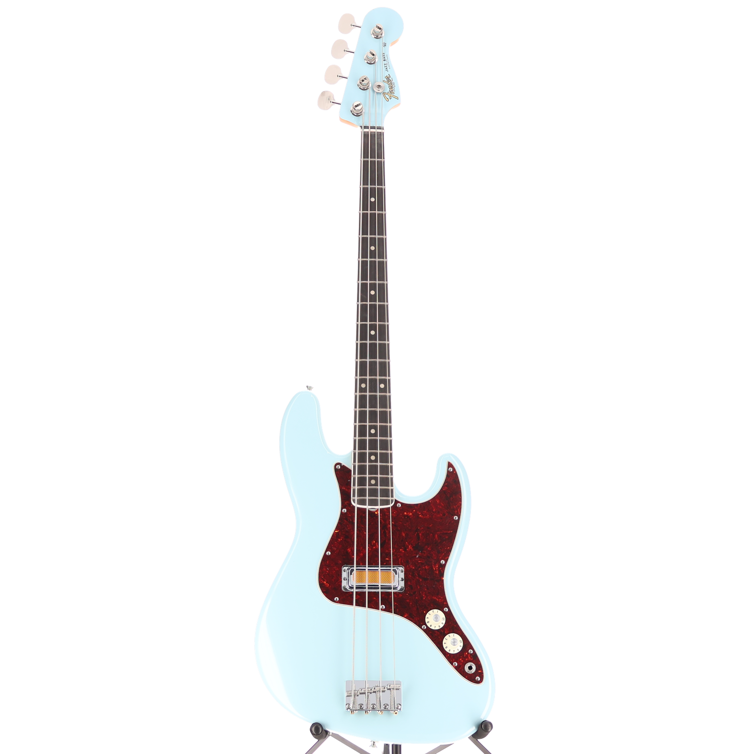 Fender Gold Foil Jazz Bass, Sonic Blue, Professional Setup (B7) (96229)