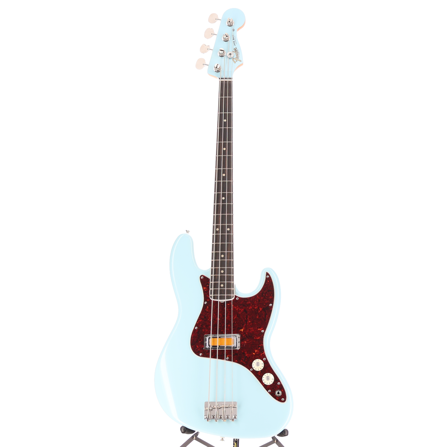 Fender Gold Foil Jazz Bass, Sonic Blue, Professional Setup (Z13) (83920)