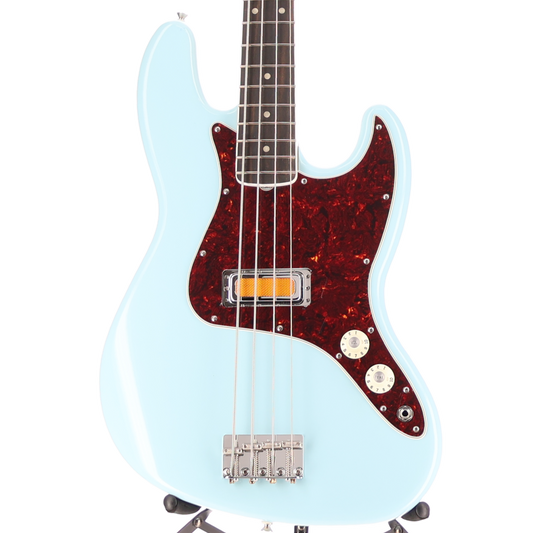 Fender Gold Foil Jazz Bass, Sonic Blue, Professional Setup (Z13) (83920)
