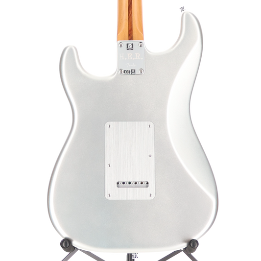 Fender H.E.R. Stratocaster, Maple Fingerboard, Chrome Glow (G7) (94931)