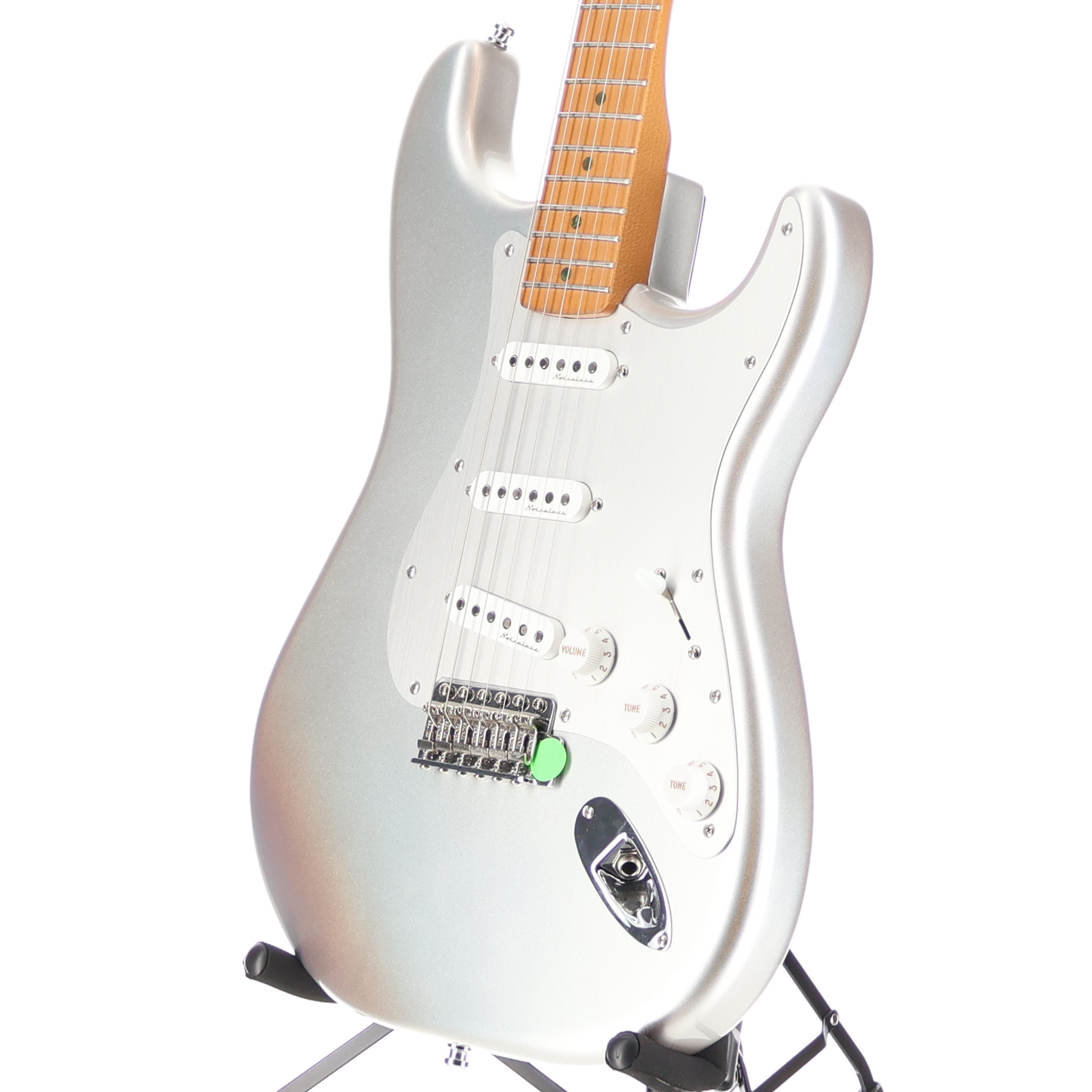 Fender H.E.R. Stratocaster, Maple Fingerboard, Chrome Glow (G7) (94931)