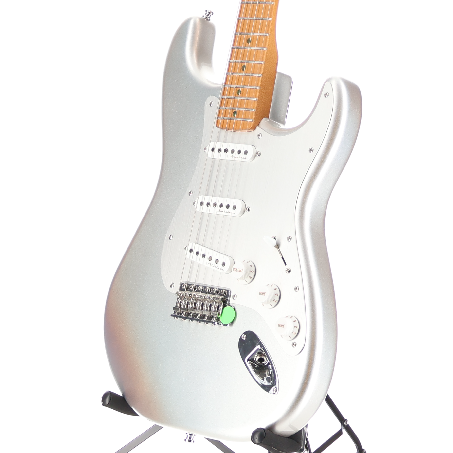 Fender H.E.R. Stratocaster, Maple Fingerboard, Chrome Glow (G7) (94931)