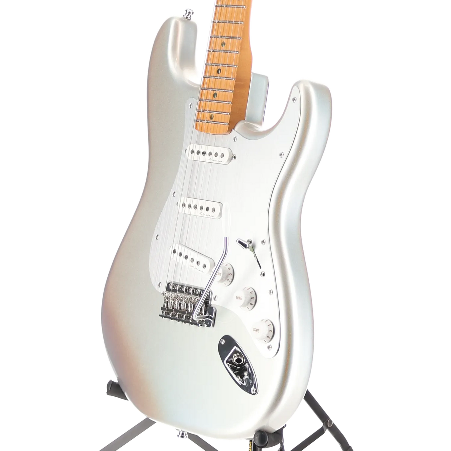 Fender H.E.R. Stratocaster, Maple Fingerboard, Chrome Glow (J1) (66603)