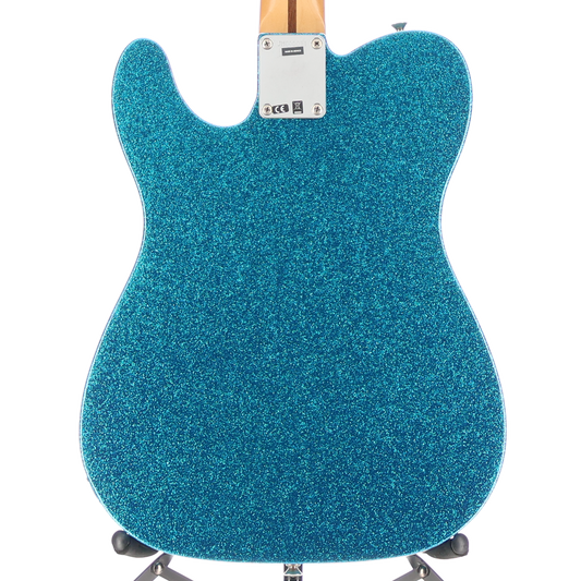 Fender J Mascis Telecaster, Maple Fingerboard, Bottle Rocket Blue Flake, Plays Great (F3) (00031)