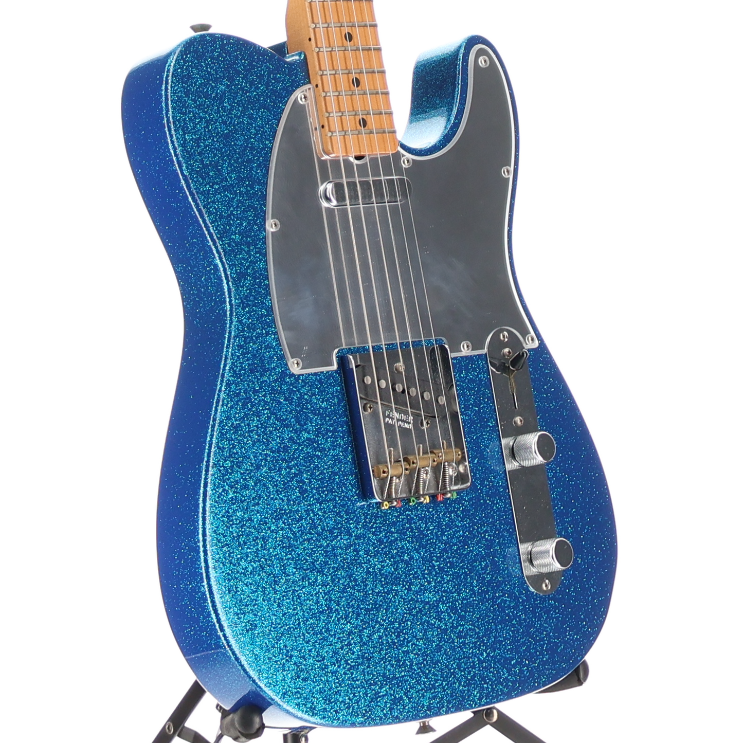 Fender J Mascis Telecaster, Maple Fingerboard, Bottle Rocket Blue Flake, Plays Great (Y3) (00454)