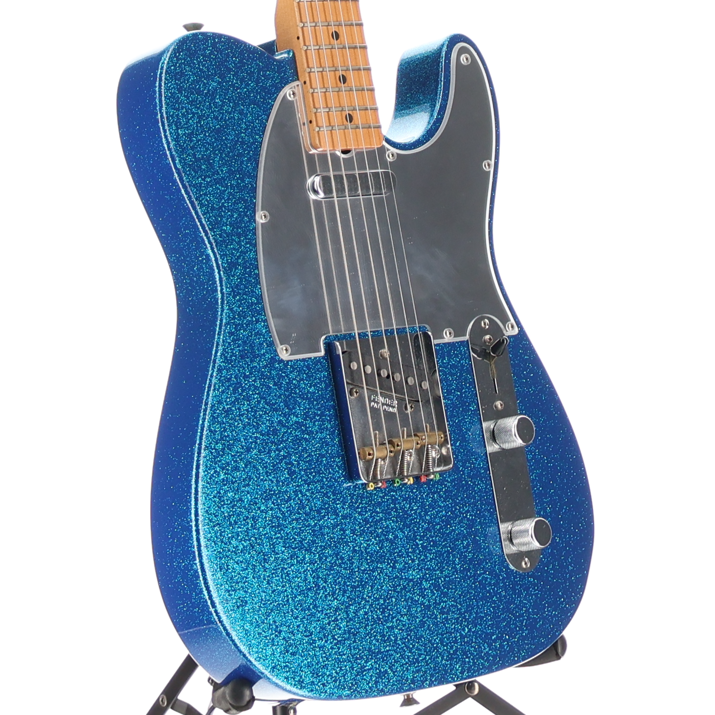 Fender J Mascis Telecaster, Maple Fingerboard, Bottle Rocket Blue Flake, Plays Great (Y3) (00454)