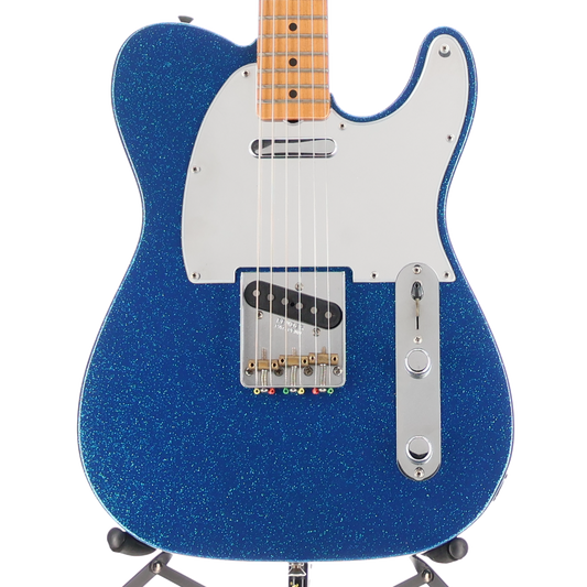 Fender J Mascis Telecaster, Maple Fingerboard, Bottle Rocket Blue Flake, Plays Great (Y3) (00454)