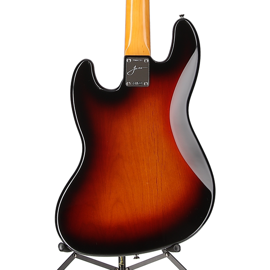 Fender Jaco Pastorius Jazz Bass, Fretless, Pau Ferro Fingerboard, 3-Color Sunburst (EH2) (04231)