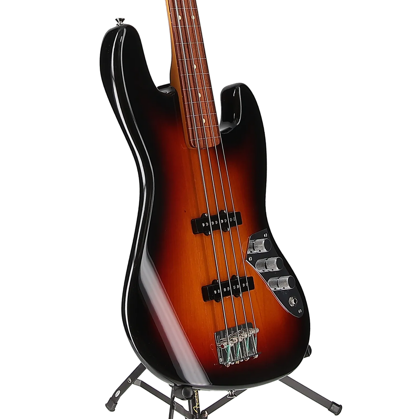 Fender Jaco Pastorius Jazz Bass, Fretless, Pau Ferro Fingerboard, 3-Color Sunburst (EH2) (04231)