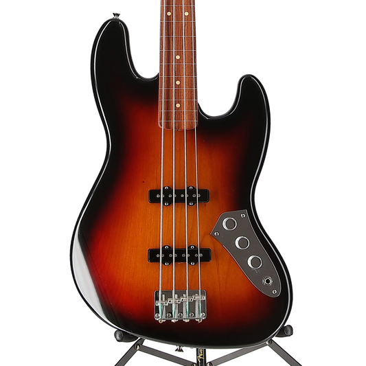 Fender Jaco Pastorius Jazz Bass, Fretless, Pau Ferro Fingerboard, 3-Color Sunburst (EH2) (04231)