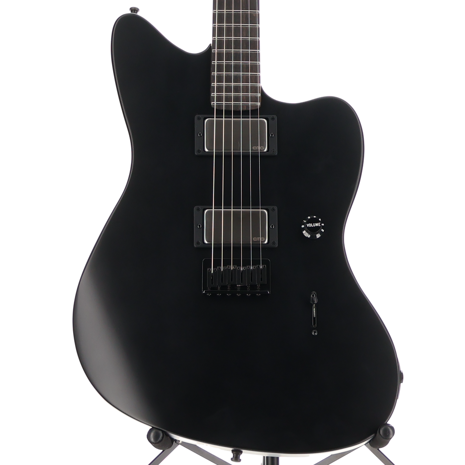Fender Jim Root Jazzmaster, Ebony Fingerboard, Flat Black (BB8) (25937)