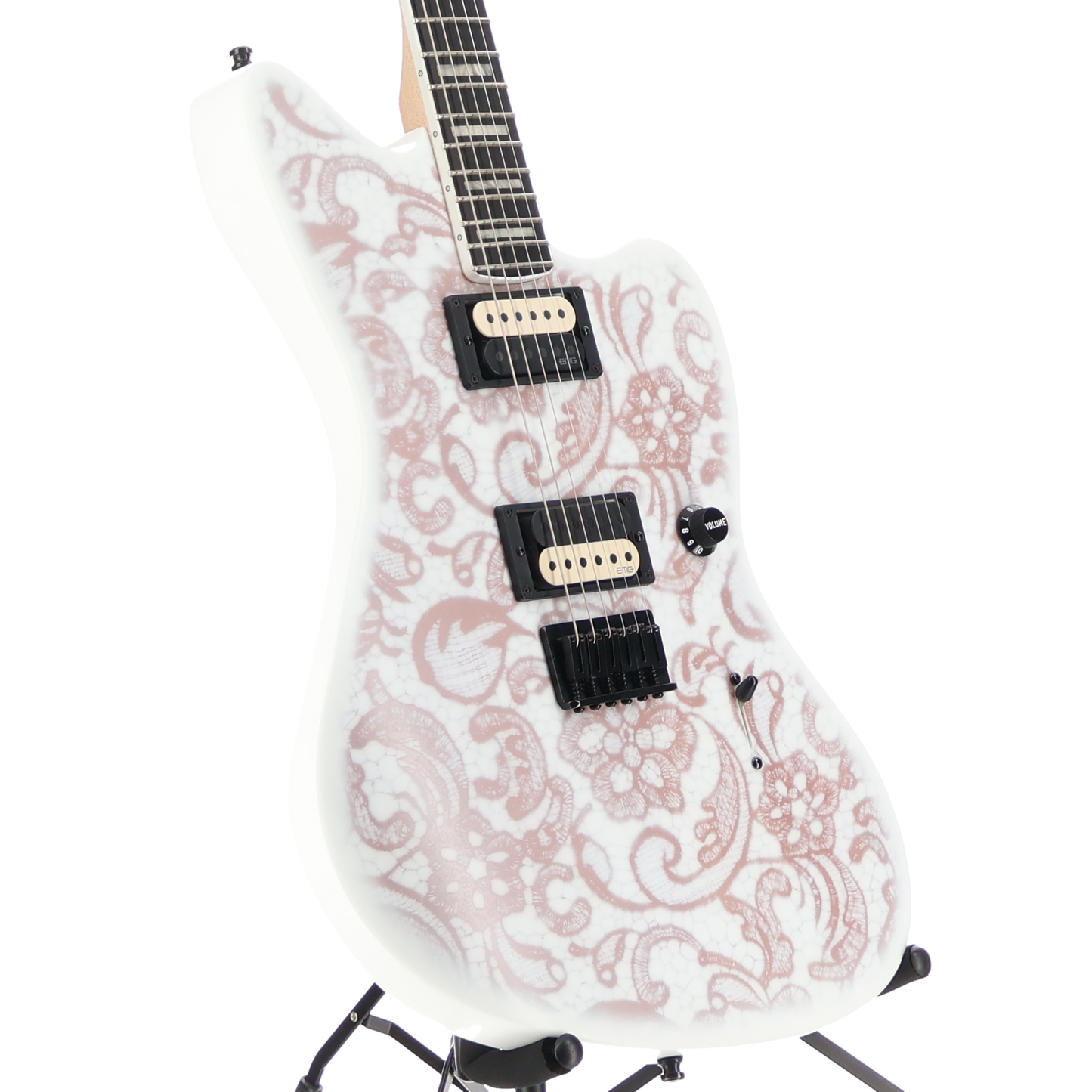 Fender Jim Root Jazzmaster - White Pearl Paisley Custom Paint (U6) (68476)