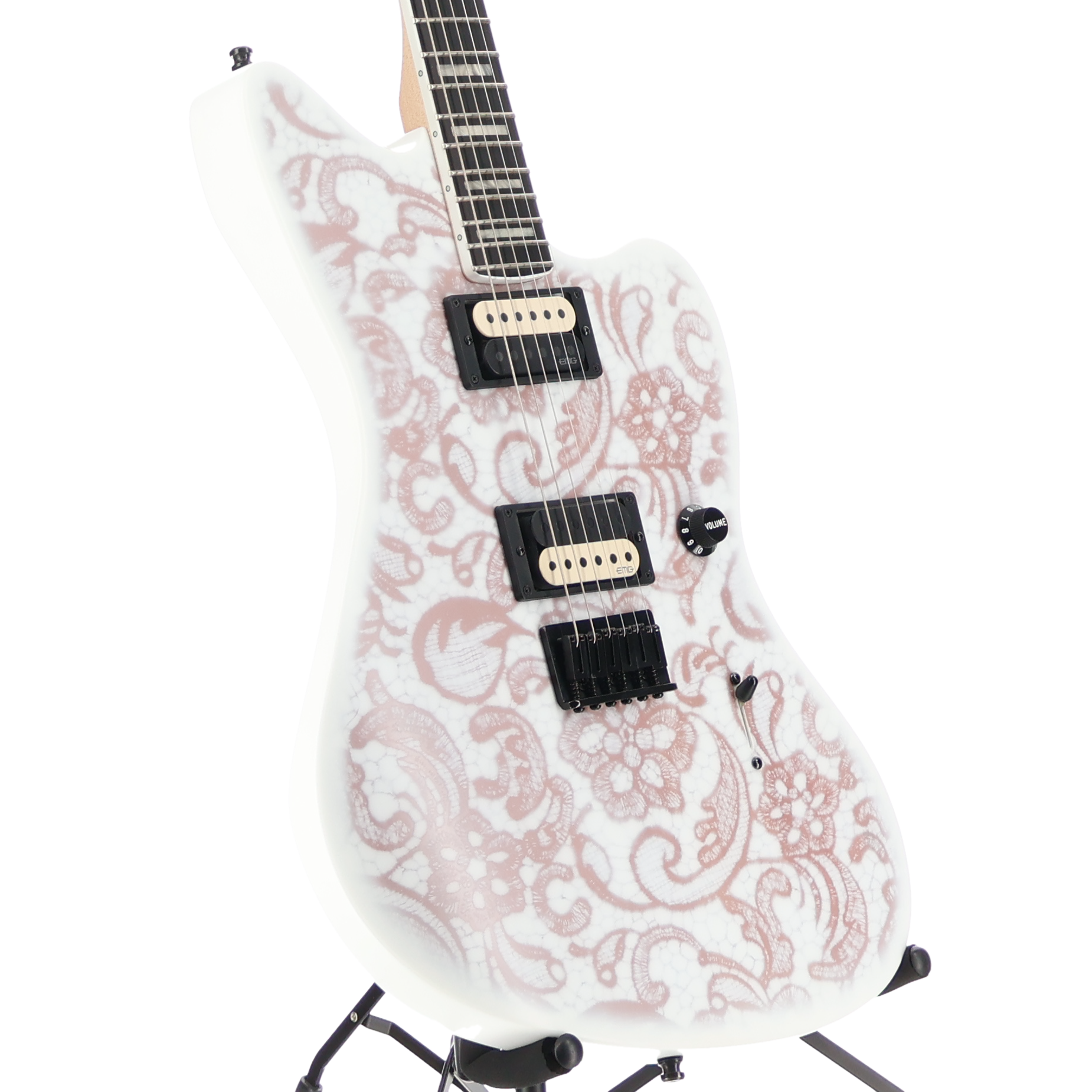 Fender Jim Root Jazzmaster - White Pearl Paisley Custom Paint (U6) (68476)