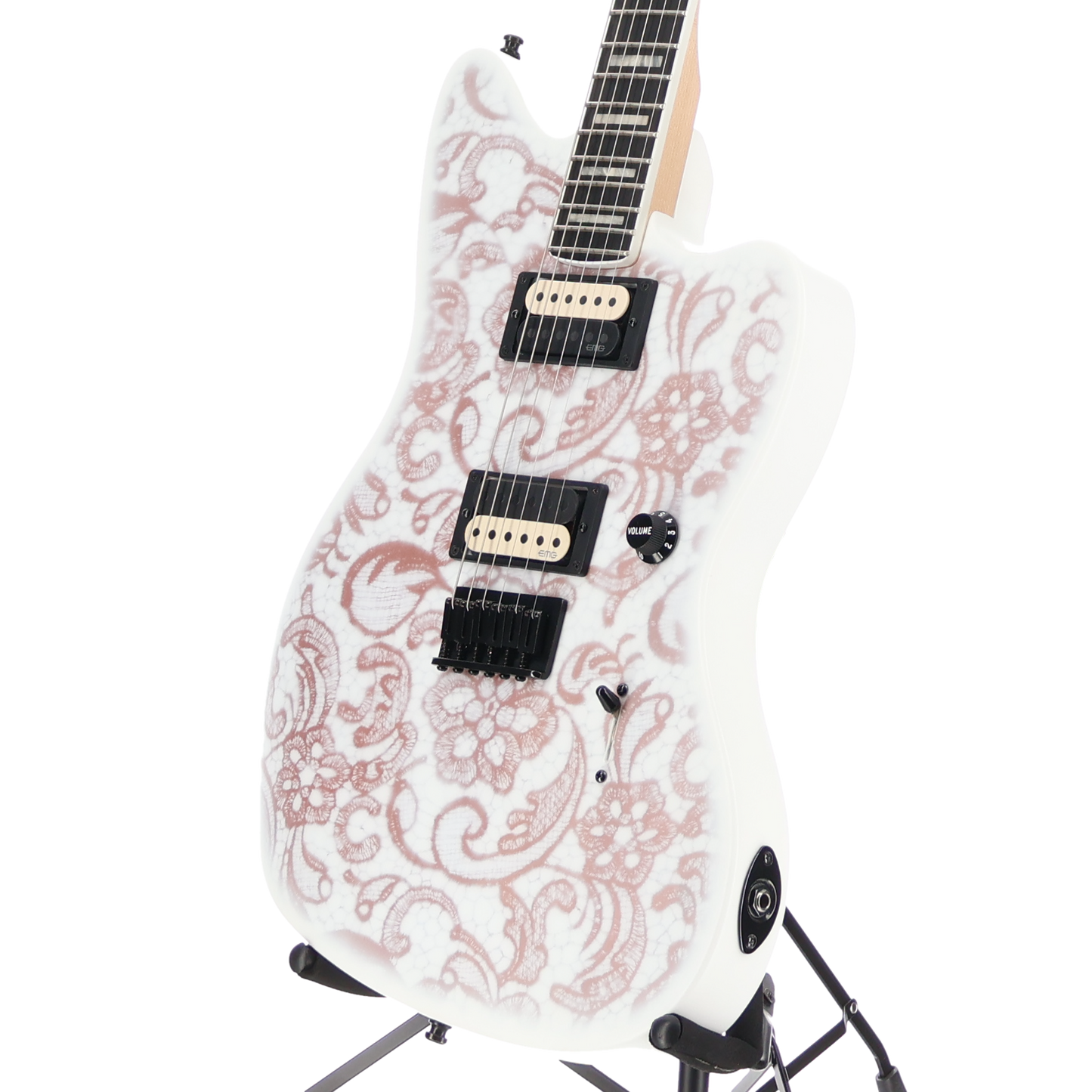 Fender Jim Root Jazzmaster - White Pearl Paisley Custom Paint (U6) (68476)