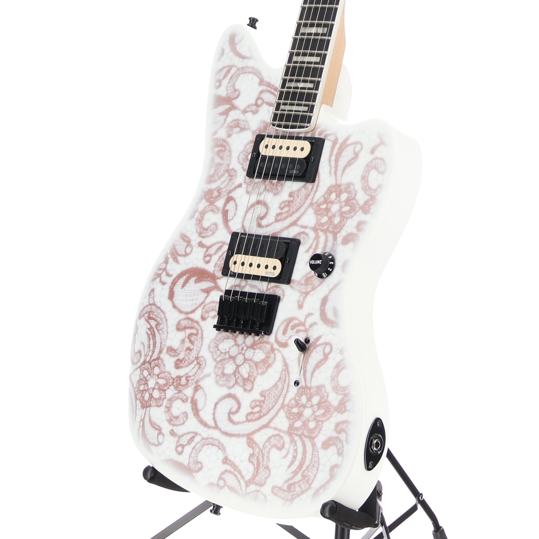 Fender Jim Root Jazzmaster - White Pearl Paisley Custom Paint (U6) (68476)
