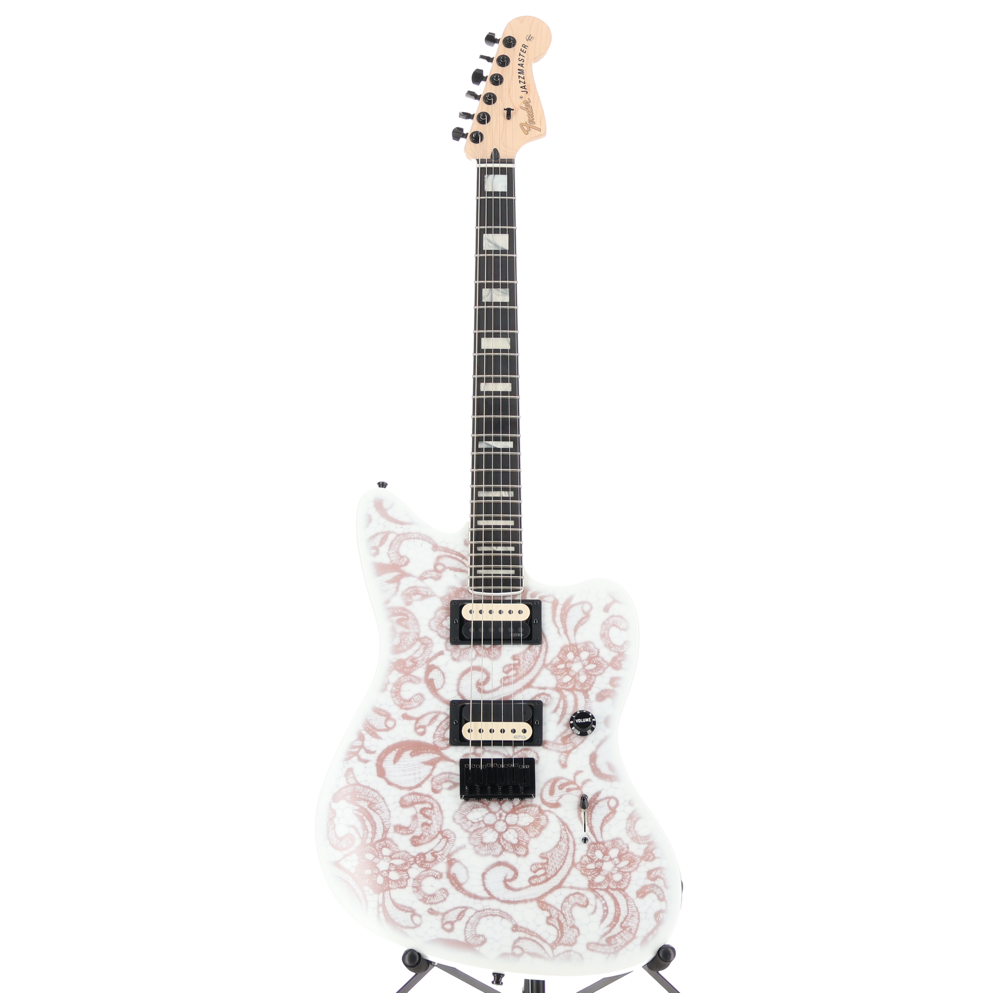 Fender Jim Root Jazzmaster - White Pearl Paisley Custom Paint (U6) (68476)