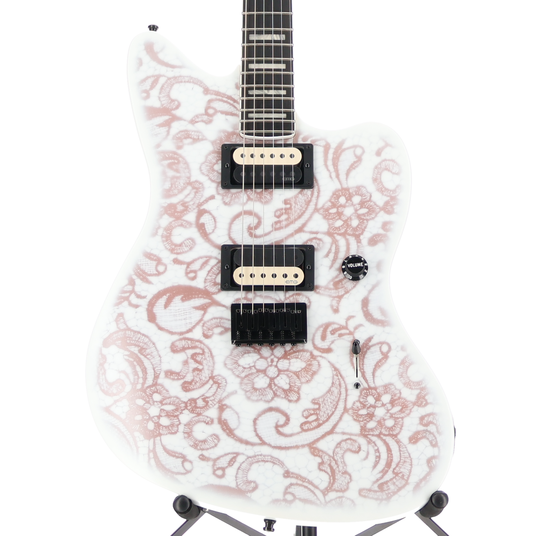 Fender Jim Root Jazzmaster - White Pearl Paisley Custom Paint (U6) (68476)