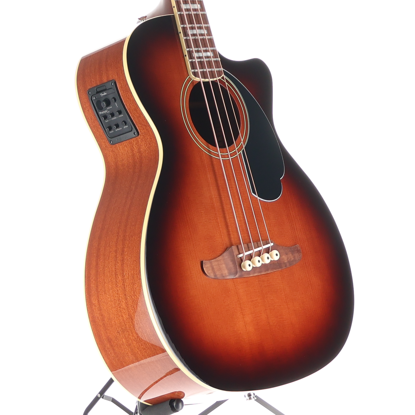 Fender Kingman Bass, Walnut Fingerboard, Black Pickguard, Shaded Edge Burst (A13) (49953)