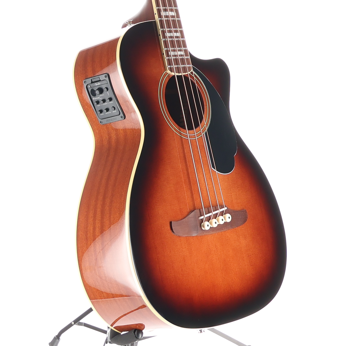 Fender Kingman Bass, Walnut Fingerboard, Black Pickguard, Shaded Edge Burst (H11) (50012)