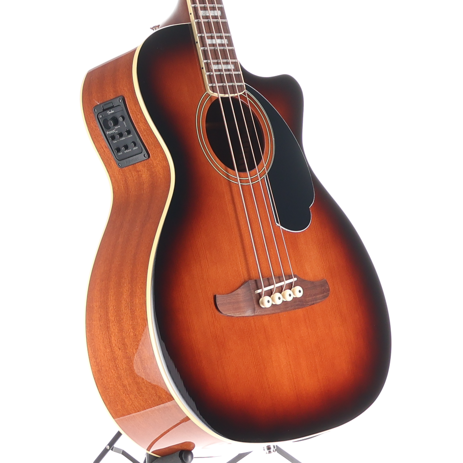 Fender Kingman Bass, Walnut Fingerboard, Black Pickguard, Shaded Edge Burst (K11)(50024) (50024)