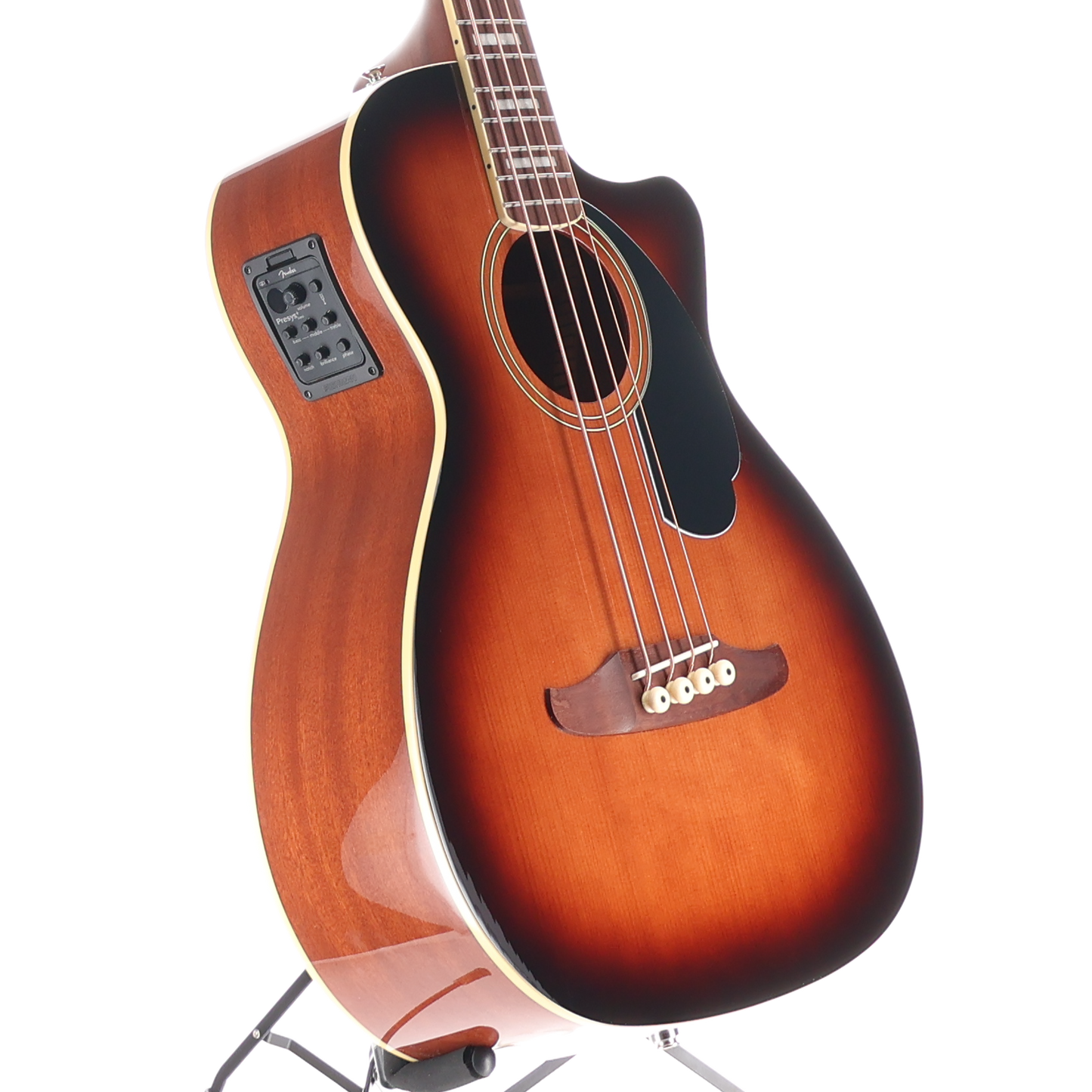 Fender Kingman Bass, Walnut Fingerboard, Black Pickguard, Shaded Edge Burstv (Z3) (50009)