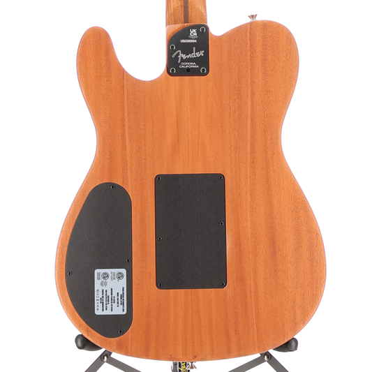Fender Limited Edition American Acoustasonic Telecaster, Channel-Bound Neck, Ebony Fingerboard, Tungsten (Z8) (2069A)