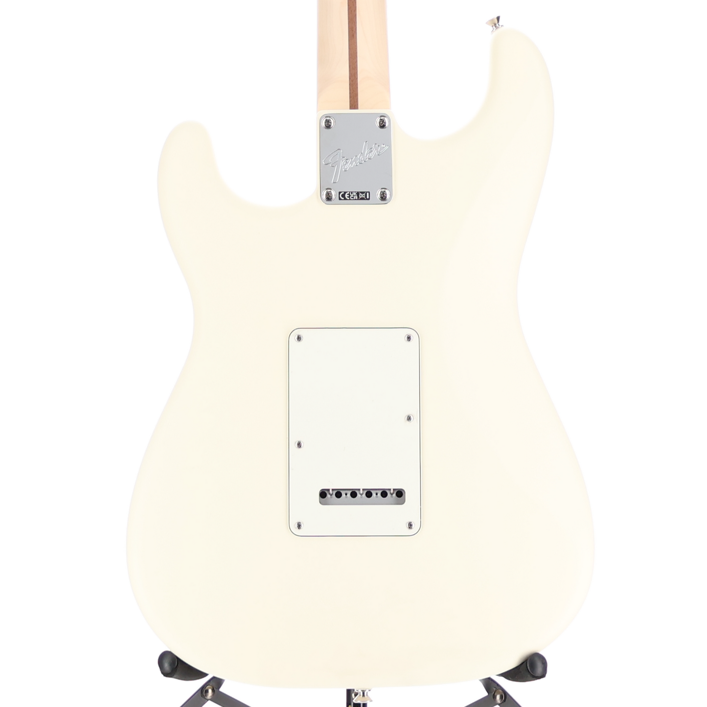 Fender Limited Edition American Stratocaster, Satin Maple Neck, Olympic White (E11) (58463)