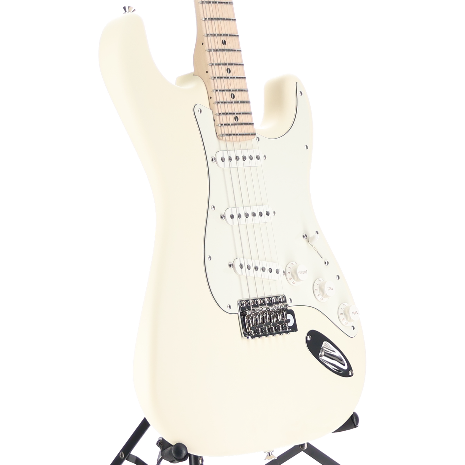 Fender Limited Edition American Stratocaster, Satin Maple Neck, Olympic White (E11) (58463)