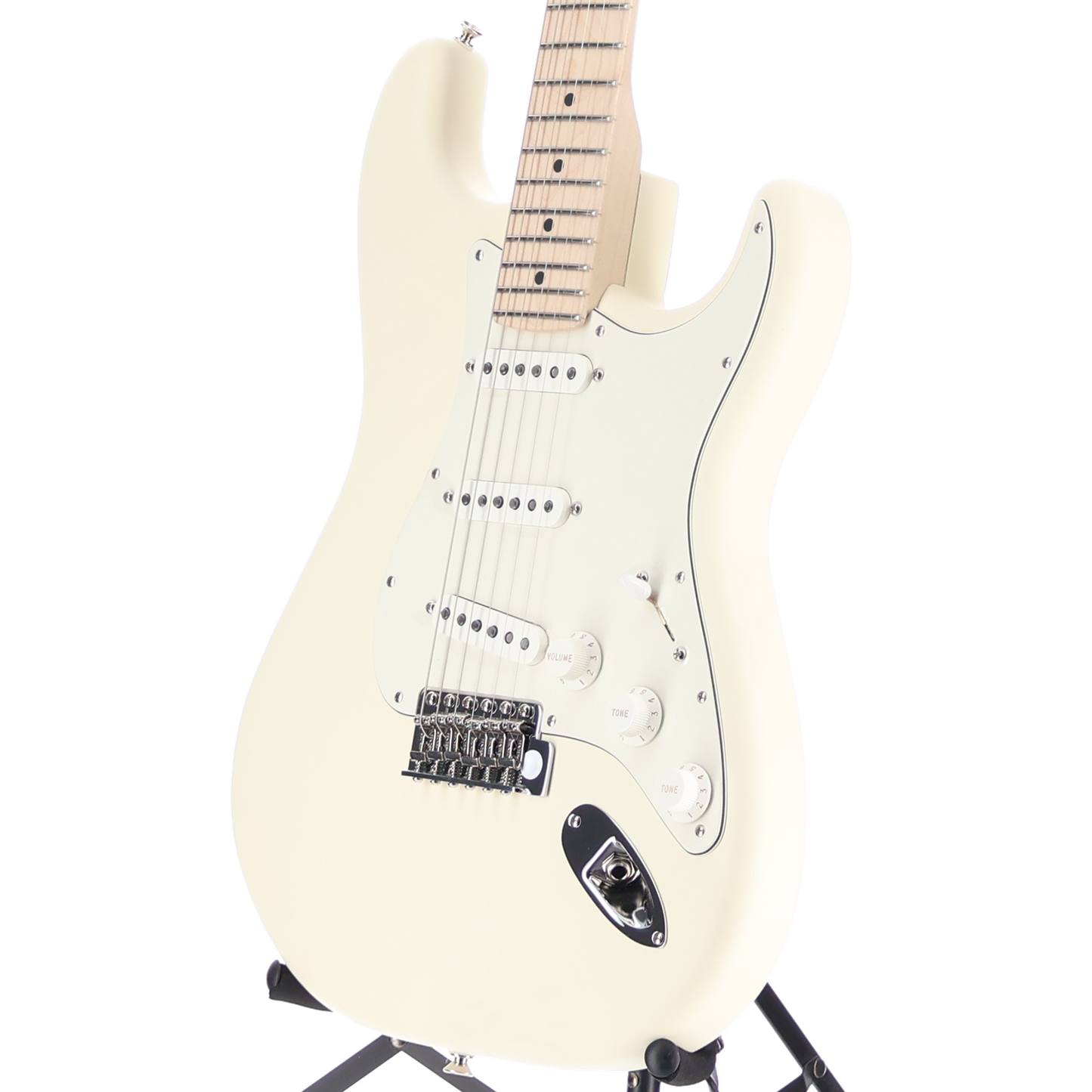 Fender Limited Edition American Stratocaster, Satin Maple Neck, Olympic White (E11) (58463)