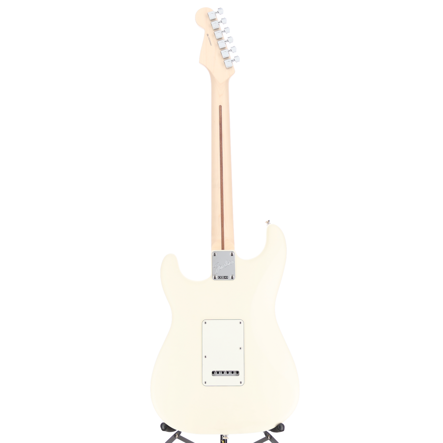 Fender Limited Edition American Stratocaster, Satin Maple Neck, Olympic White (E11) (58463)